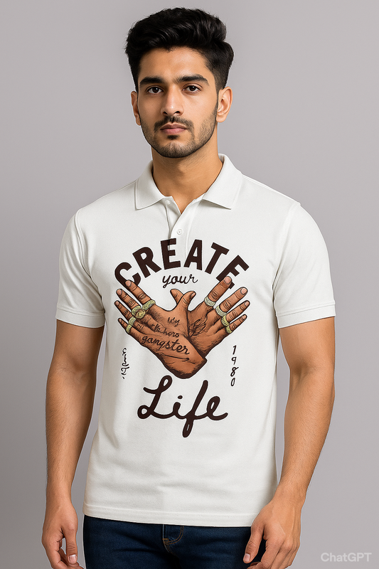 Create Life – Visionary Polo Tee
